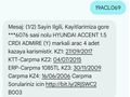 Sahibinden Hyundai Accent 1.5 CRDi Admire 2006 Model