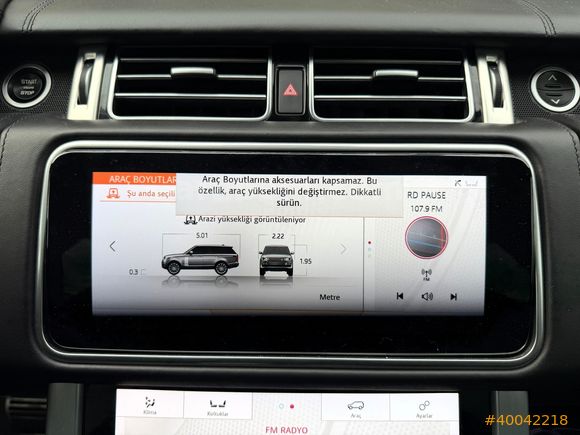 2021/RANGE ROVER/VOUGE/AUTOBİOGRAPHY/404 HP/BAYİ/HATASIZ/