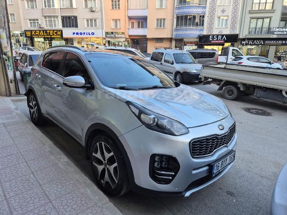Sahibinden Kia Sportage 1.6 T-GDI GT-Line Prestige 2016 Model  135.000 km Gri (Gümüş)