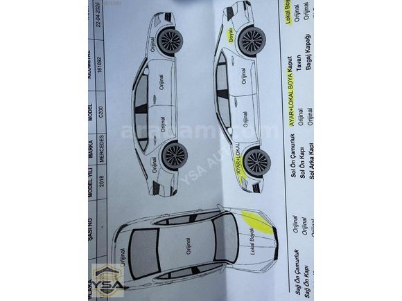 YSA AUTO'DAN MERCEDES-BENZ C200 4 MATİC AMG