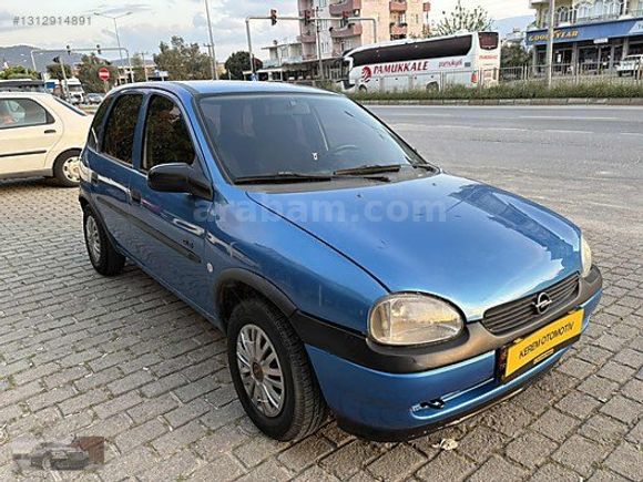1999 MODEL ORJİNAL OPEL CORSA GLS KLİMA Lİ LPG Lİ VİZELİ