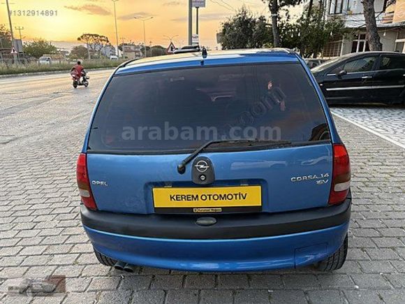 1999 MODEL ORJİNAL OPEL CORSA GLS KLİMA Lİ LPG Lİ VİZELİ