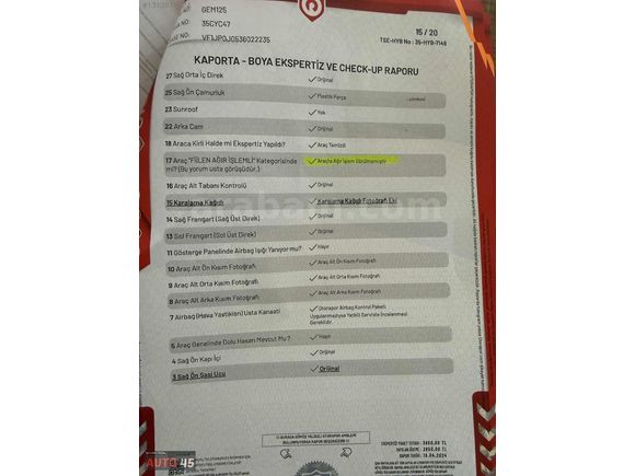 AUTO 45 // TEMİZ // BAKIMLI // KASA DÜZGÜN