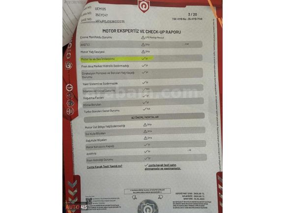 AUTO 45 // TEMİZ // BAKIMLI // KASA DÜZGÜN