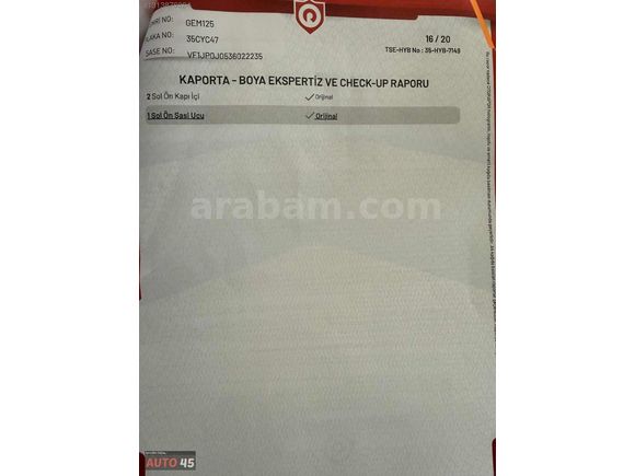 AUTO 45 // TEMİZ // BAKIMLI // KASA DÜZGÜN