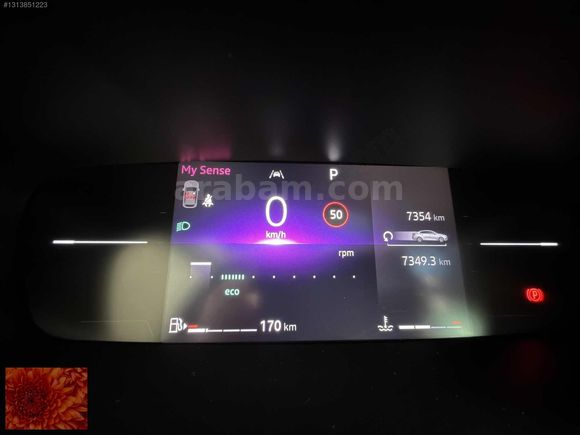 BOYASIZ 7.300 KM 2025 MODEL İCON CAM TAVAN KOLTUK ISITMA