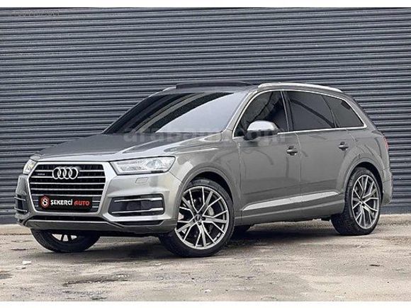 ŞEKERCİ AUTO 2017 AUDİ Q7 3.0TDI QUATTRO HATASIZ BAYİ CIKIŞ