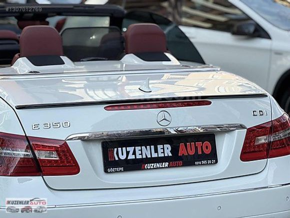KUZENLER 2011 MERCEDES E350 CDİ PREMİUM CABRİO ÖZEL SİPARİŞ