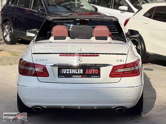KUZENLER 2011 MERCEDES E350 CDİ PREMİUM CABRİO ÖZEL SİPARİŞ