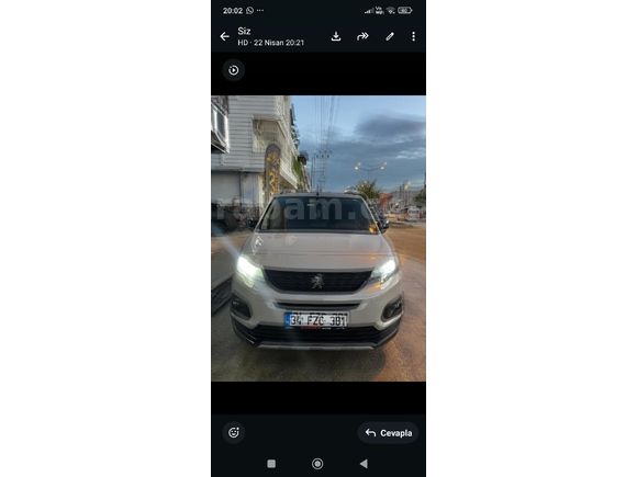 Sahibinden Peugeot Rifter 1.5 BlueHDI GT 2022 Model