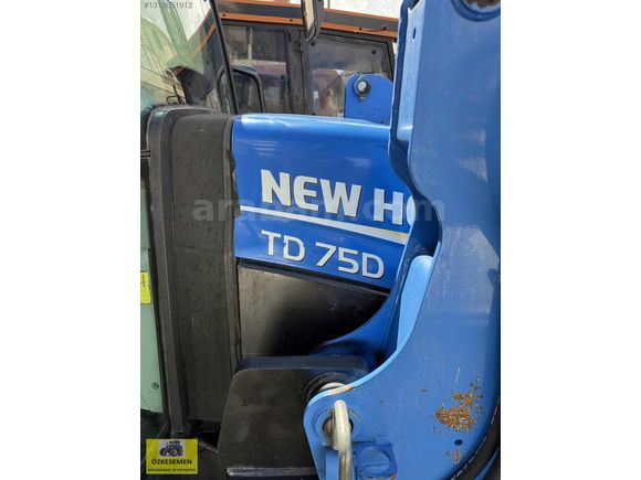 New Holland TD75D full full orijinal Kepçeli 2014 model