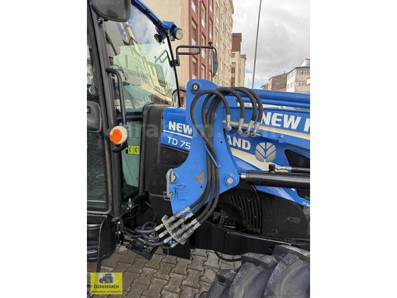 New Holland TD75D full full orijinal Kepçeli 2014 model