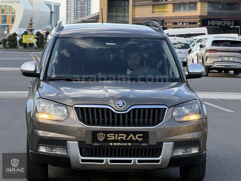 2014 MODEL 117.000 KM'DE SKODA YETİ 1.6 TDİ ELEGANCE DSG