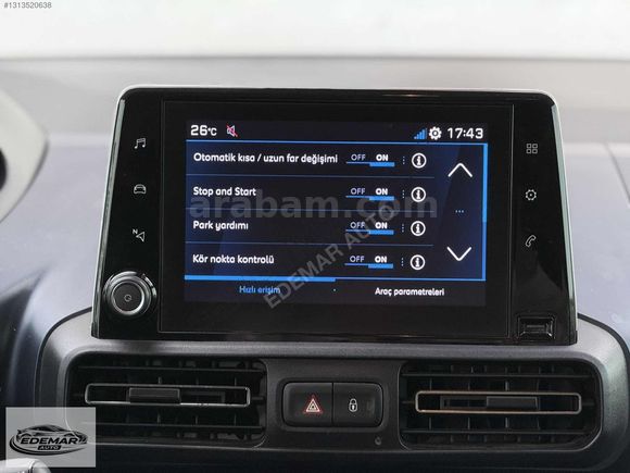 EDEMAR AUTO/2024 MODEL 1.5 BLUEHDI ALLURE HATASIZ DEĞİŞENSİZ