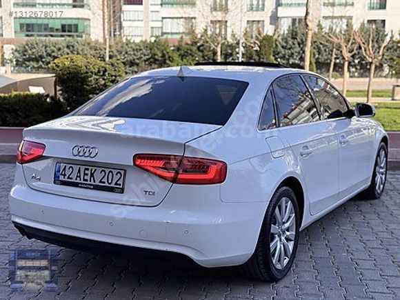 2013 AUDİ A.4 2.0 TDİ 177*LİK SANRUF*DERİ*ISITMA*MAKAM*PERDE