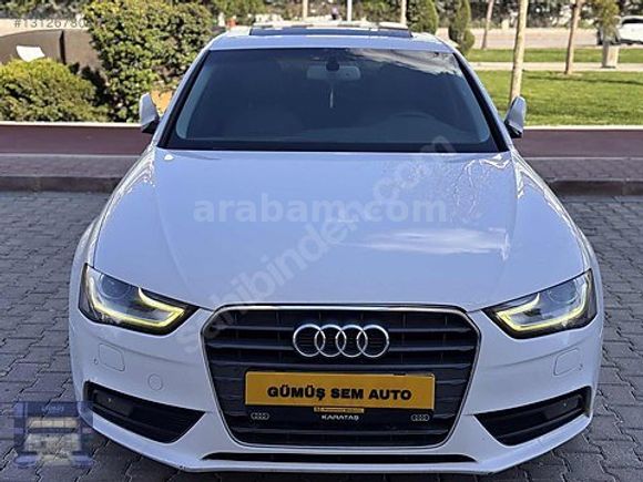 2013 AUDİ A.4 2.0 TDİ 177*LİK SANRUF*DERİ*ISITMA*MAKAM*PERDE