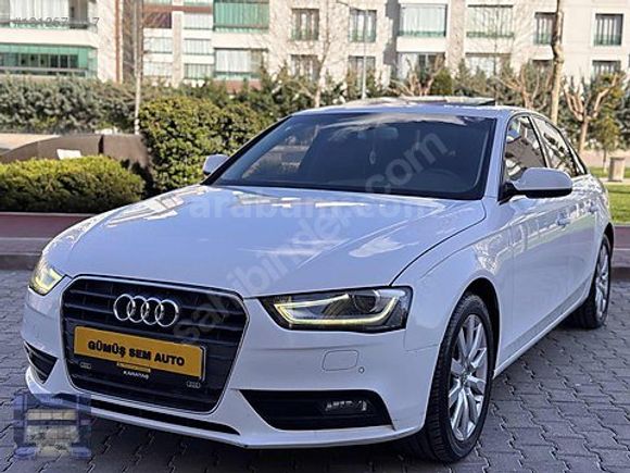 2013 AUDİ A.4 2.0 TDİ 177*LİK SANRUF*DERİ*ISITMA*MAKAM*PERDE