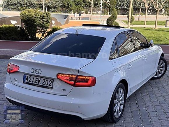 2013 AUDİ A.4 2.0 TDİ 177*LİK SANRUF*DERİ*ISITMA*MAKAM*PERDE