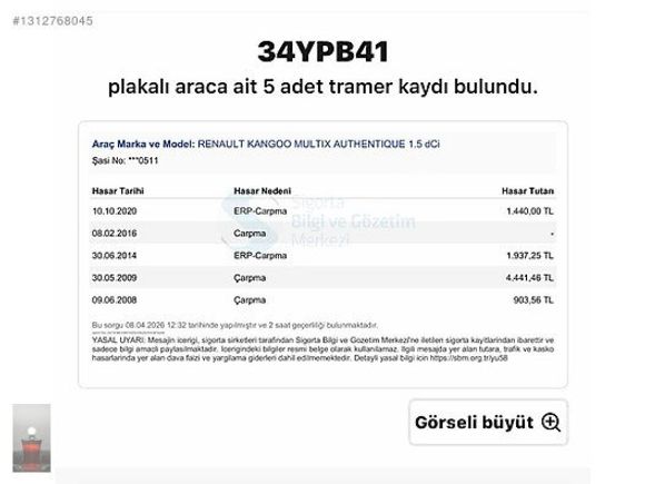 ARACIN YAŞINA GÖRE TEMİZ