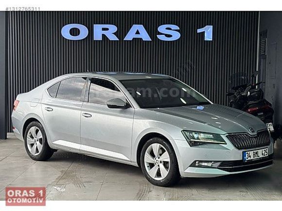 ORAS1 2018 SKODA SUPERB 1.6 TDI STYLE NAVİ-EKRAN-MAKYAJLI LEDLİ