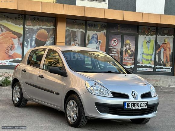 WORK CARS 2008 CLİO 3 BAKIMLI TEMİZ ARAÇ KAPUT TAVAN BOYASIZDIR