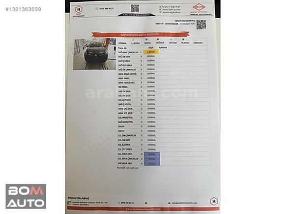 Bom Auto'2017 240.000KM İCON OTOMATİK HASAR KAYITSIZ...!!!