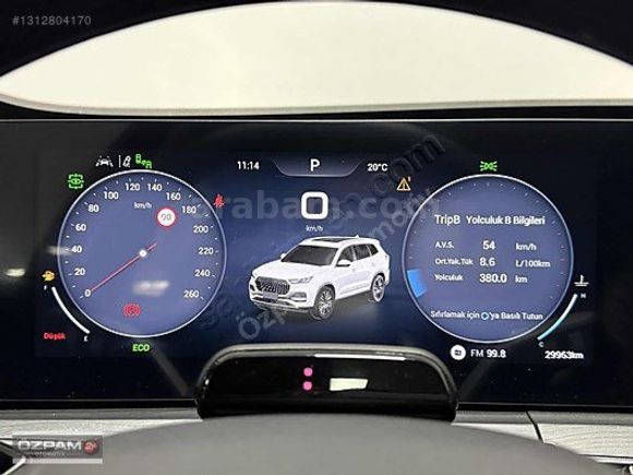 ÖZPAM 2.EL'DEN 2024 CHERY TİGGO 8 PROMAX EXCEPTİONAL DCT 145 BG