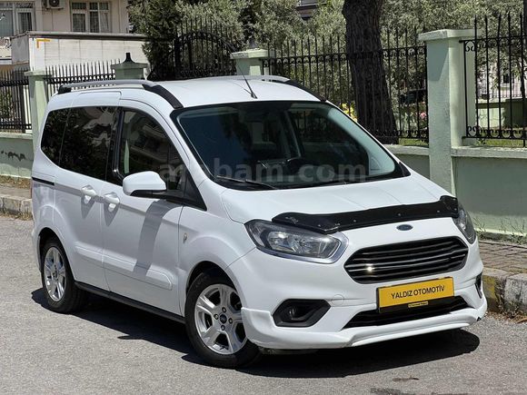YALDIZ'DAN 2019 FORD COURIER 1.5 TDCİ DELUX 224.000 KM BEYAZ