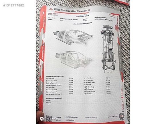 HATASIZ OPEL ASTRA PİLOT GARAGE EKSPERİ YÜKLÜ
