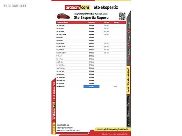 124 hp TEK PARÇA BOYA 170 BİNDE CRUZE