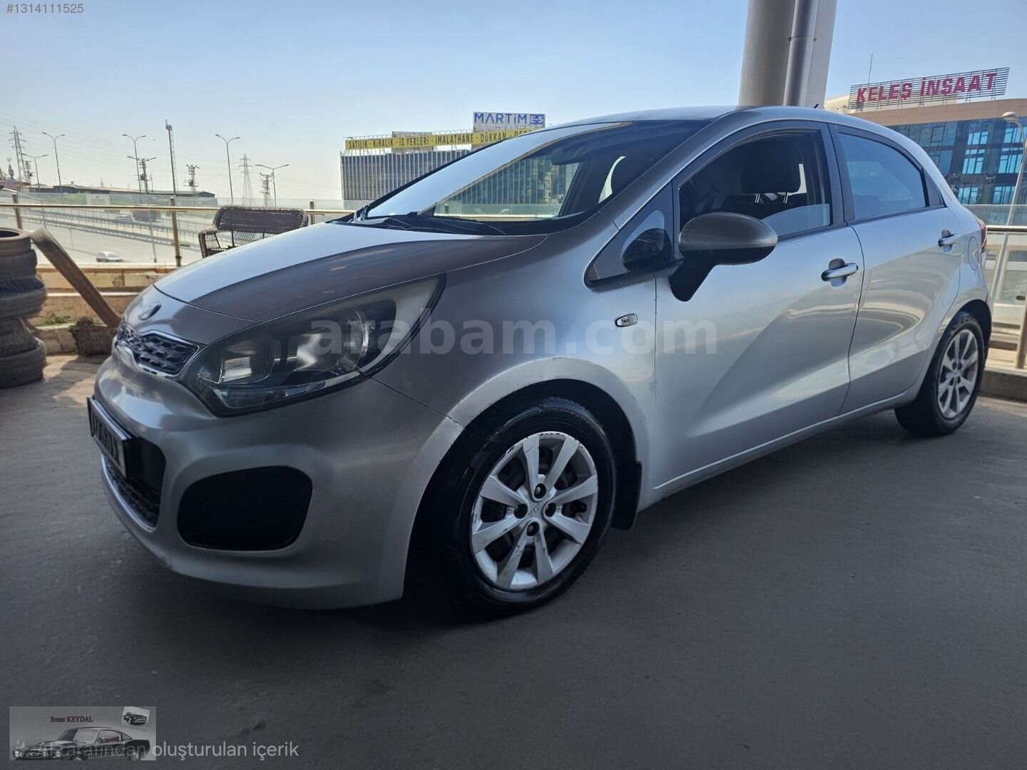 Galeriden Kia Rio 1.25 CVVT Natty 2013 Model İstanbul 215.000 km Gri 5