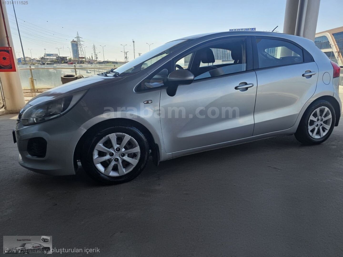 Galeriden Kia Rio 1.25 CVVT Natty 2013 Model İstanbul 215.000 km Gri 4