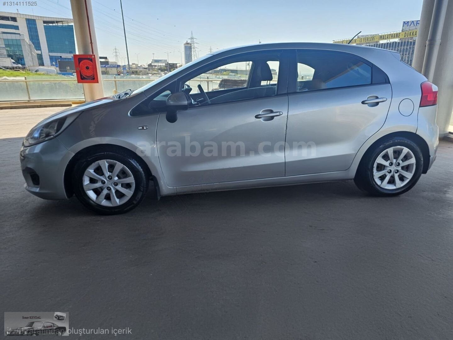 Galeriden Kia Rio 1.25 CVVT Natty 2013 Model İstanbul 215.000 km Gri 3