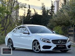 2016-MERCEDES C200d AMG+168BİNKM+360KAMERA+BURMESTER+TEMİZ