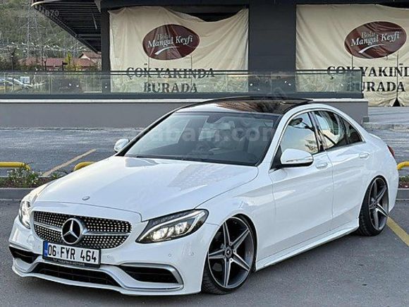 2014-C180-AMG-CAM TAVAN-ÇİFT MERCEK-RECORE-200.000 KM'de