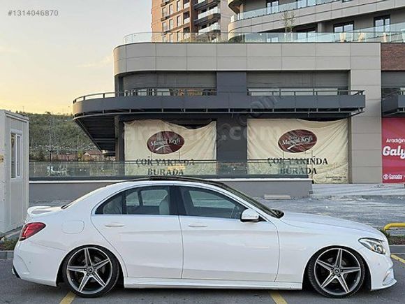 2014-C180-AMG-CAM TAVAN-ÇİFT MERCEK-RECORE-200.000 KM'de