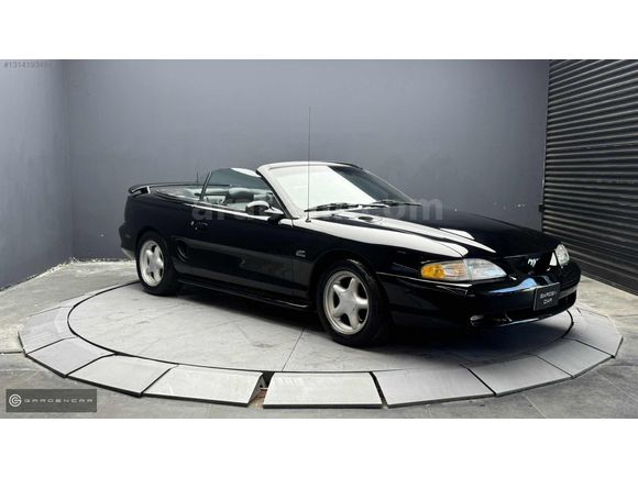 ""GARDEN""1995 SİYAH/SİYAH MUSTANG GT 5.0 CABRİO MASRAFSIZ