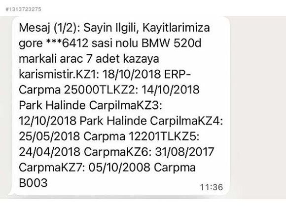 BMW 520D DÜŞÜK KM