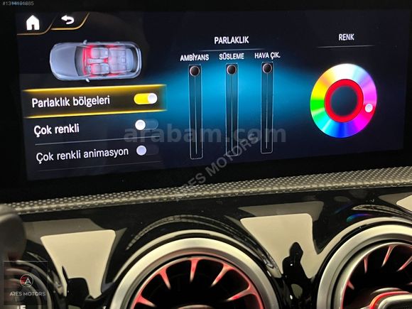 ARES MOTORS-A180D AMG GECE PAKET CAM TAVAN COMMAND MAKYAJLI KASA