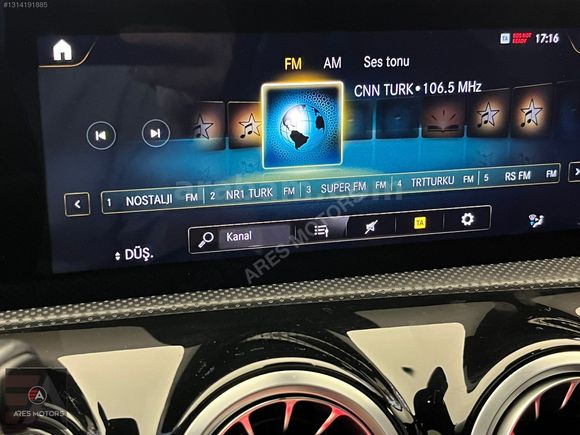 ARES MOTORS-A180D AMG GECE PAKET CAM TAVAN COMMAND MAKYAJLI KASA
