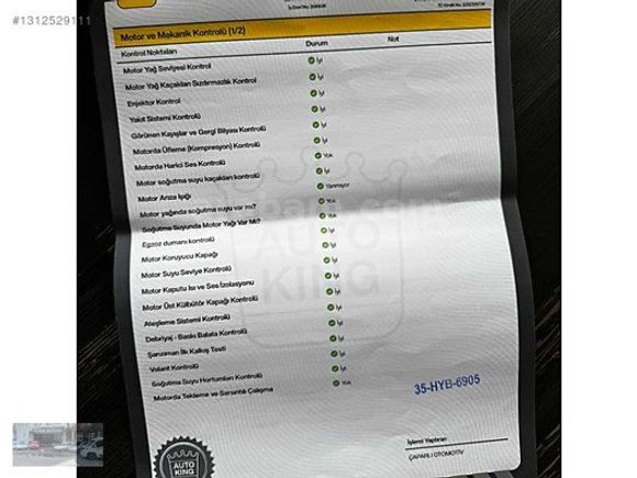 Değişensiz CamTavan Otomatik 150Km