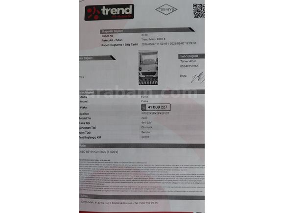Sahibinden Ford Puma 1.0 EcoBoost Style 2023 Model