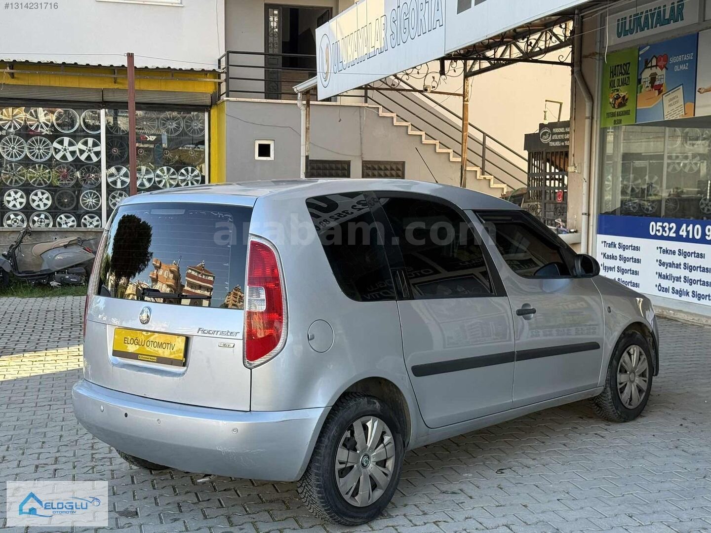 Galeriden Skoda Roomster 1.4 Style 2009 Model Antalya 209.000 km Gri 3