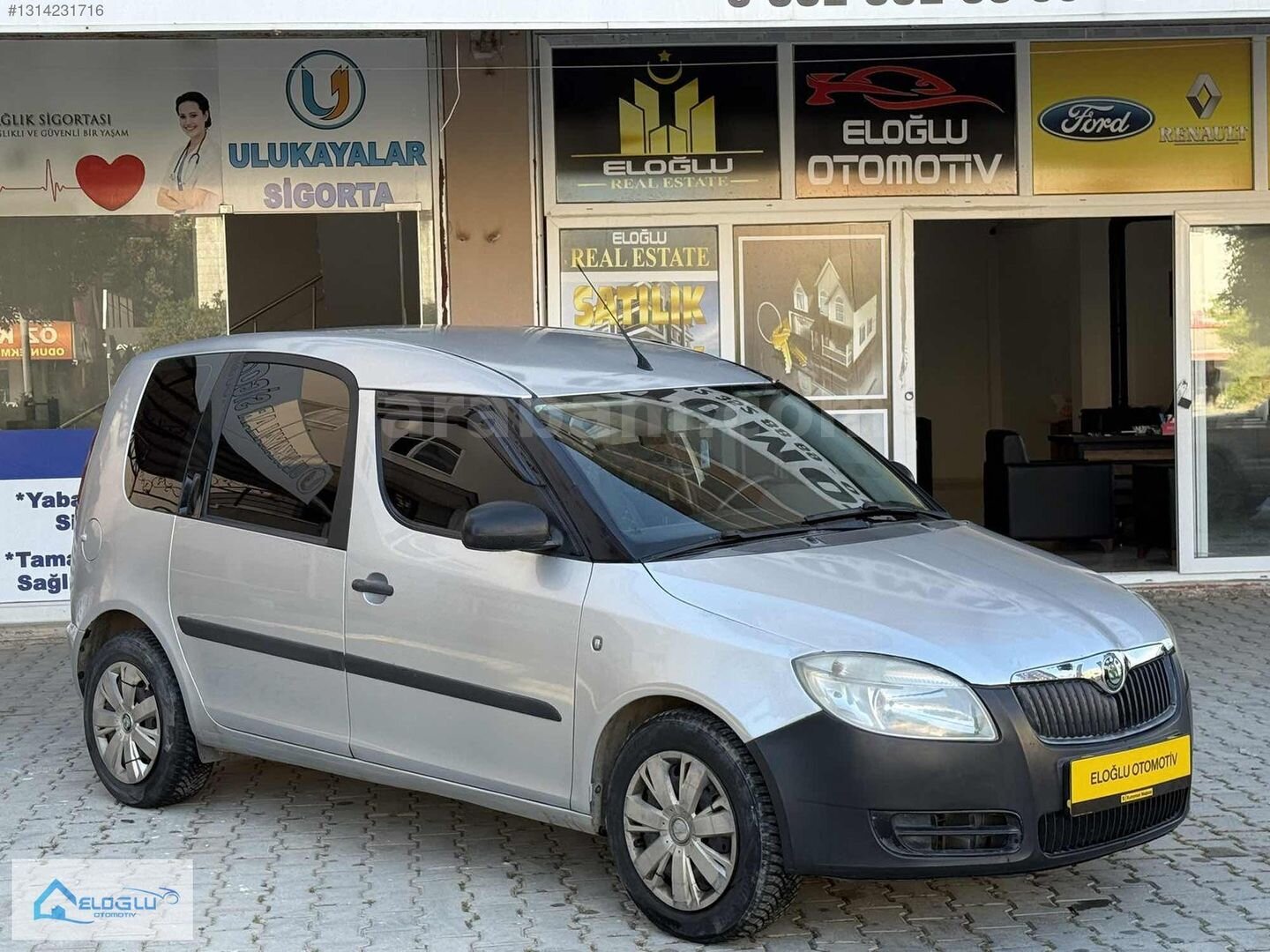 Galeriden Skoda Roomster 1.4 Style 2009 Model Antalya 209.000 km Gri 2