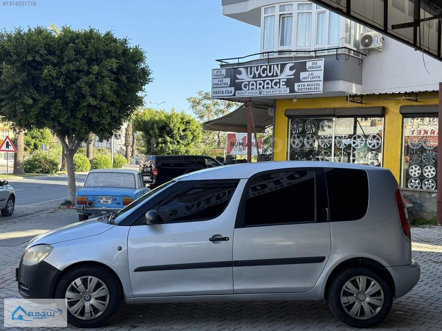 Galeriden Skoda Roomster 1.4 Style 2009 Model Antalya 209.000 km Gri 6
