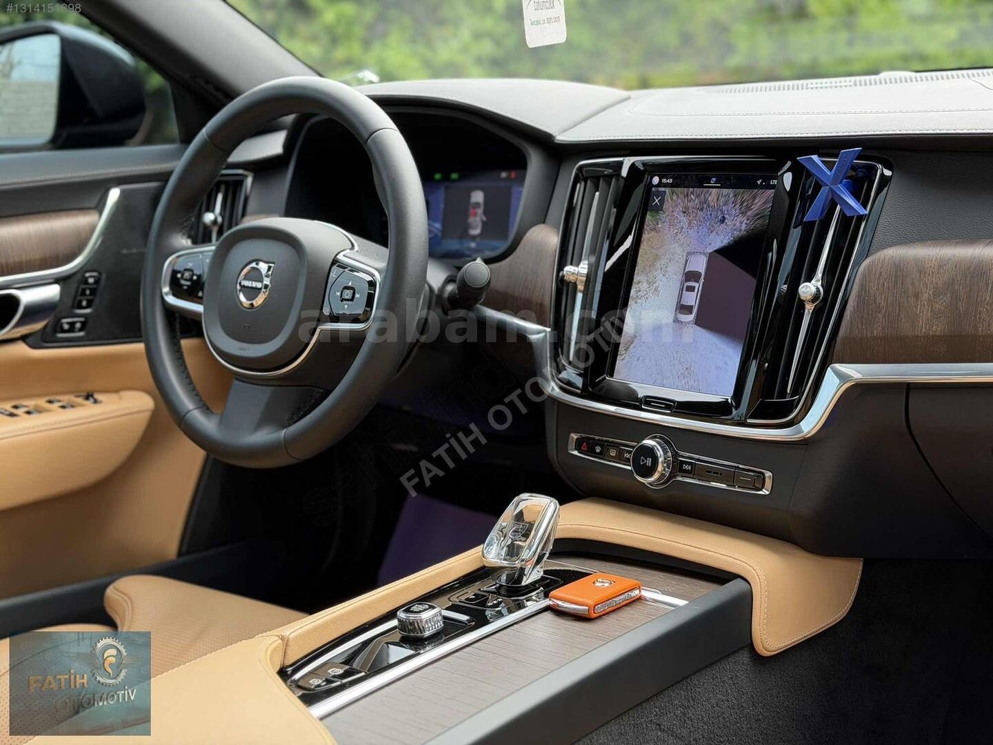 Galeriden Volvo S90 2.0 D B5 Plus Dark 2022 Model Antalya 49.900 km Siyah 6