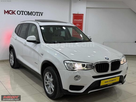 BMW X3 2.0i sDRİVE X LİNE CAM TAVAN SIFIR SANDIK MOTOR