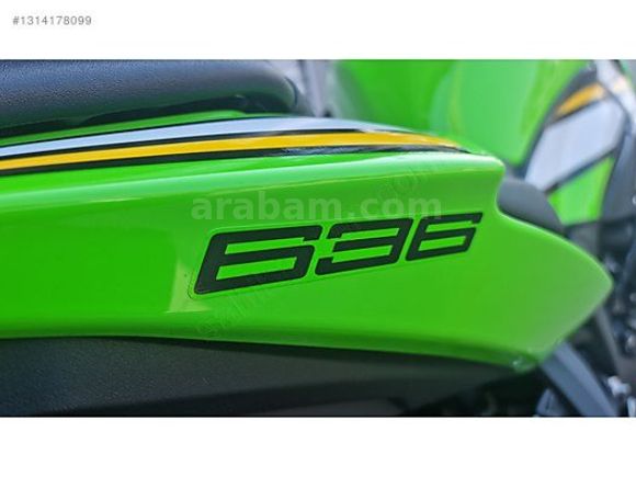 Galeriden Kawasaki Ninja ZX 6R 2024 Model İzmir 6.200 km Yeşil