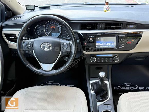 2015 "98"Bin Km Toyota Corolla 1.4 D-4D Advance GÜRSOY'dan