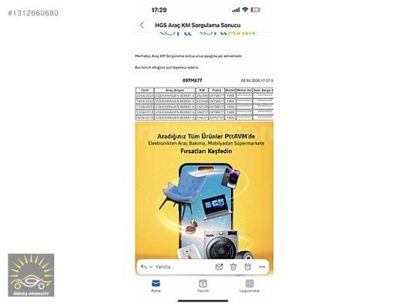 Güneş oto'dan 1999 model bora benzin lpg li